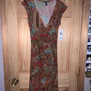 NWT Ralph Lauren Paisley Dress